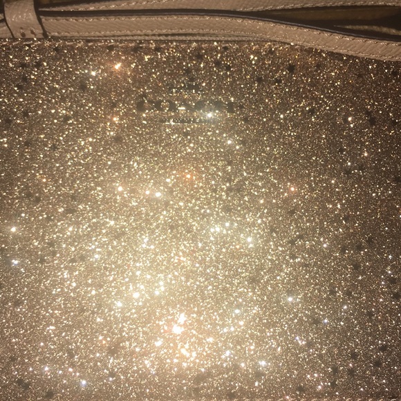 Women’s Gold Glitter Coach Wristlet - Picture 2 of 8